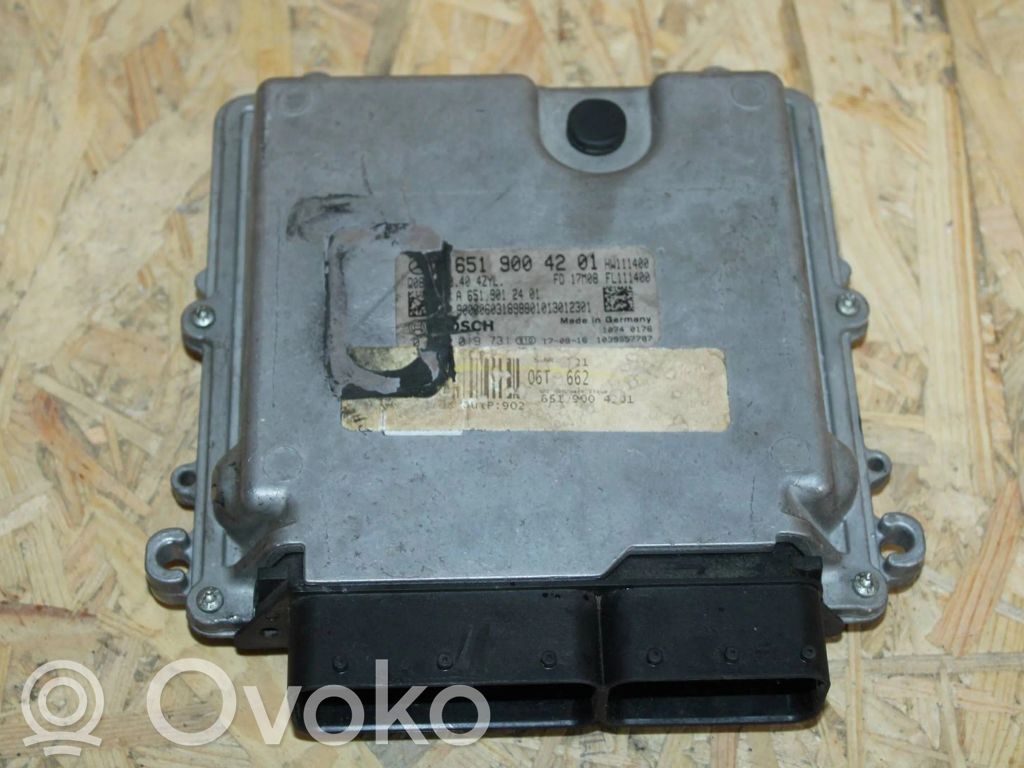 Sterownik / Moduł ECU   A6519004201,1039S57787,A6519012401