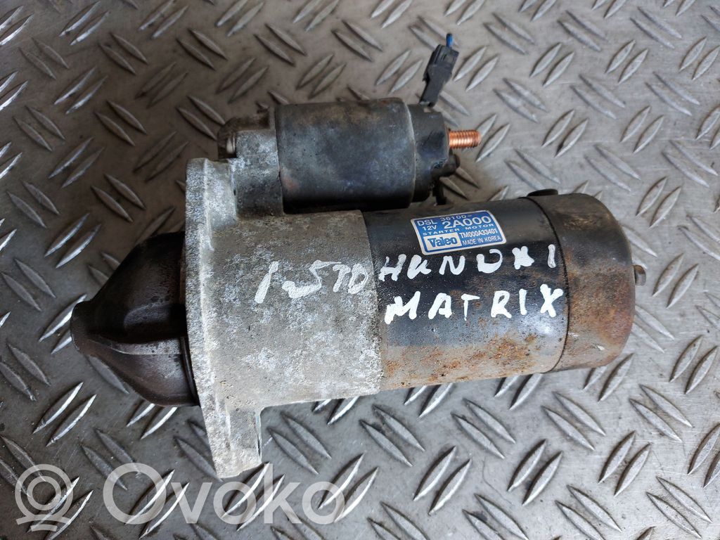 Hyundai Matrix Starteris 