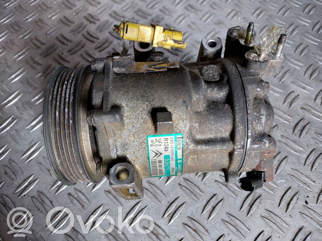 Peugeot 407 Air conditioning (A/C) compressor (pump) 