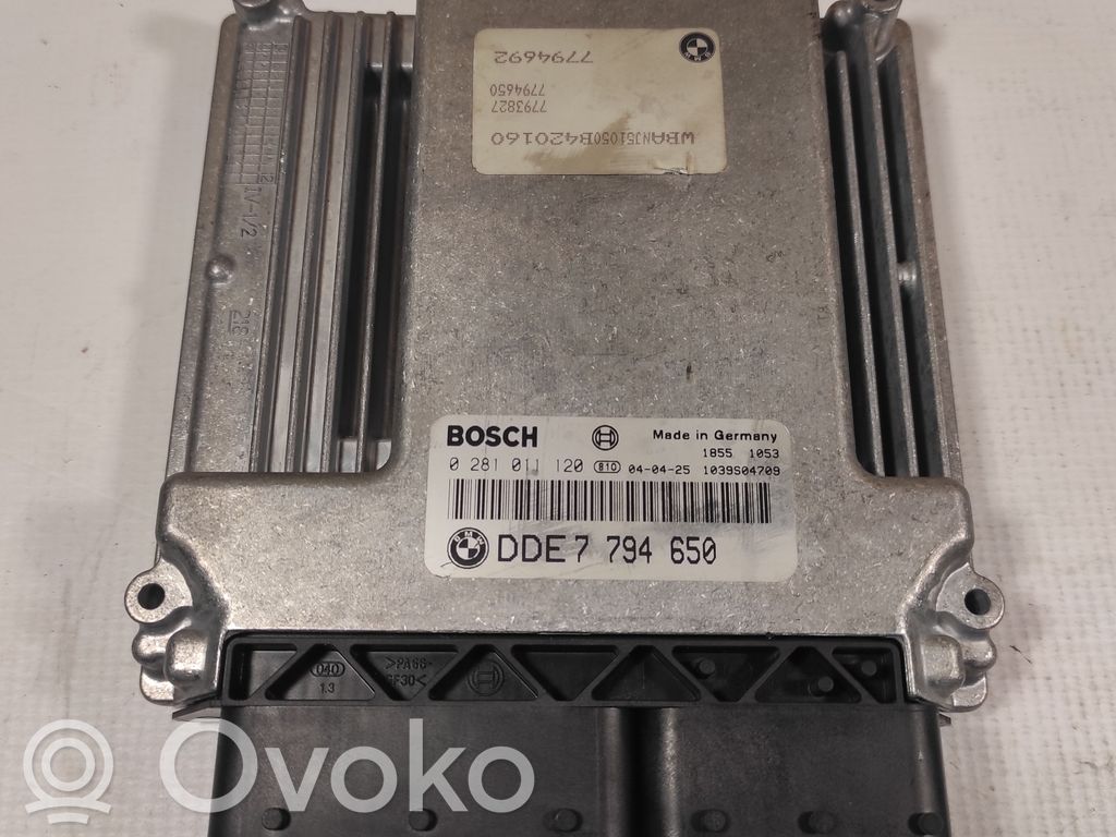 BMW 5 E60 E61 Engine control unit/module ECU 