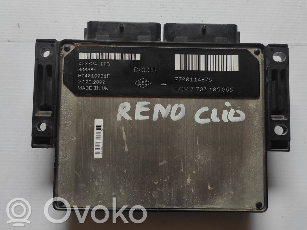Renault Clio II Engine control unit/module 