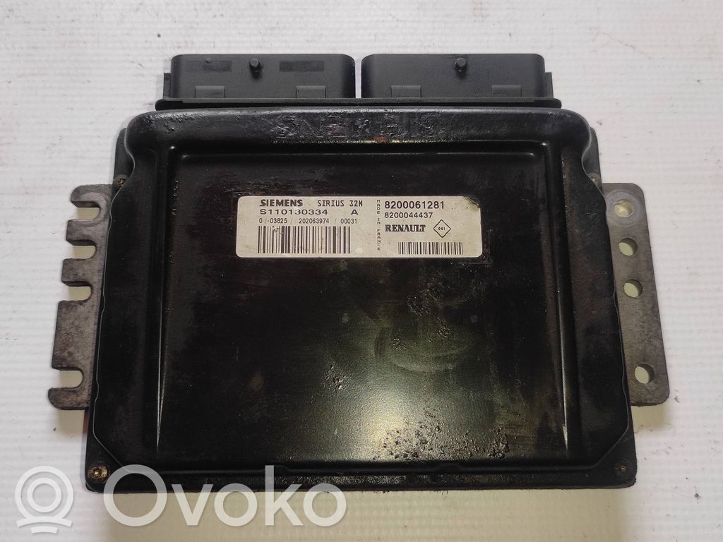 Engine control unit/module   8200061281,8200044437,S110130334