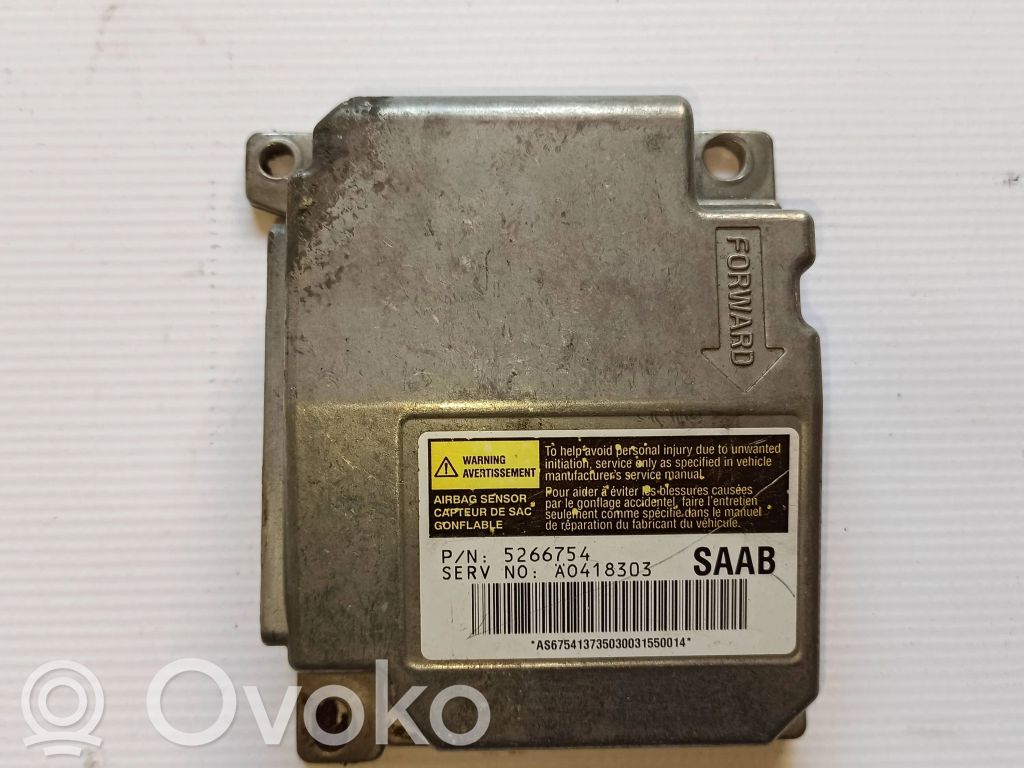 Saab 9-5 Airbag control unit/module 