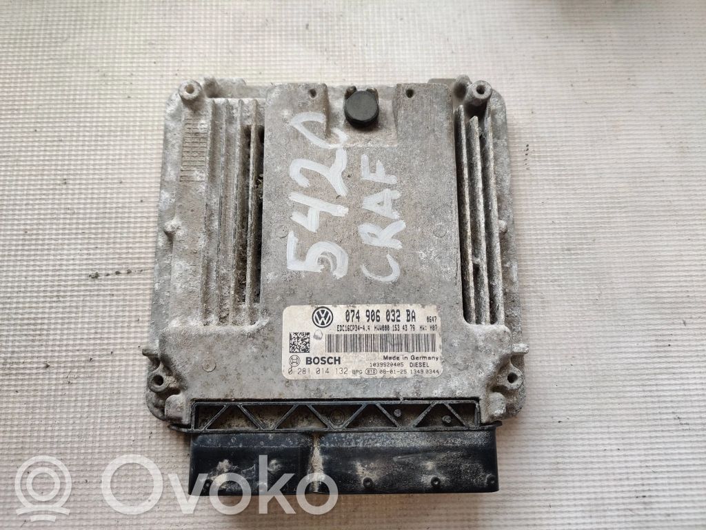 Engine control unit/module   074906032BA,EDC16CP3444,0281014132