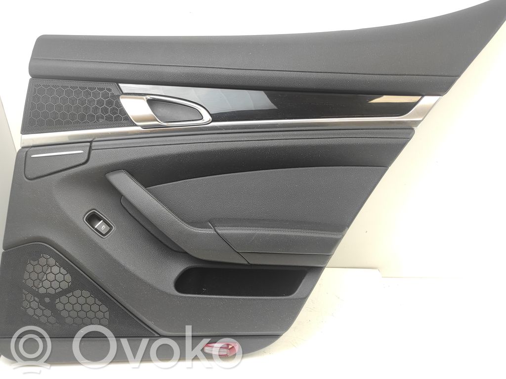 Porsche Panamera (970) Moldura del tarjetero de la puerta trasera 
