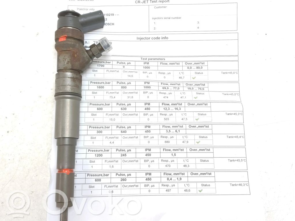BMW 5 E60 E61 Fuel injector 