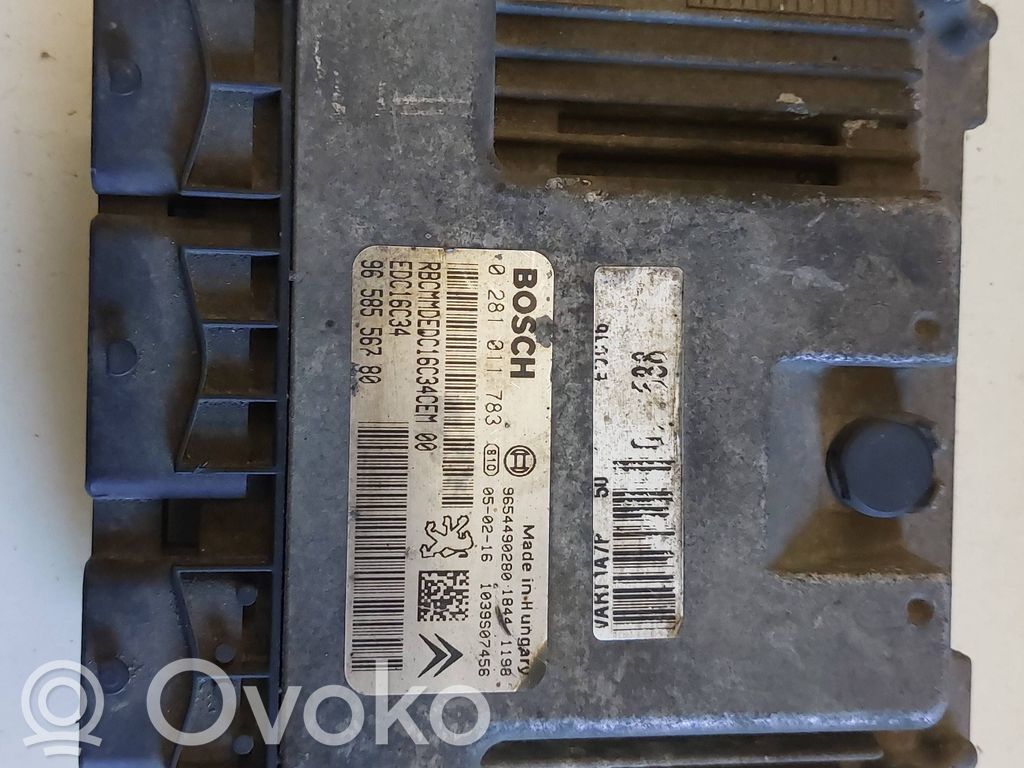 Peugeot 206 Engine control unit/module 