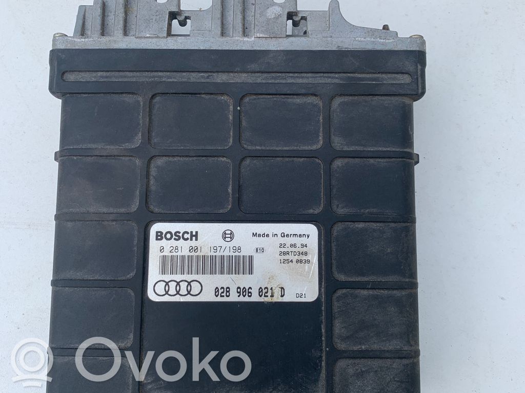 Engine control unit/module   0281001197,028906021D,28RTD348
