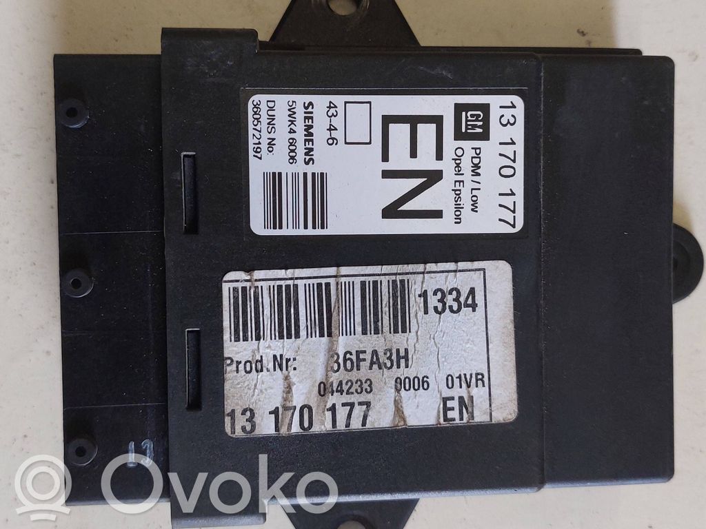 Sterownik / Moduł drzwi   13170177,36FA3H