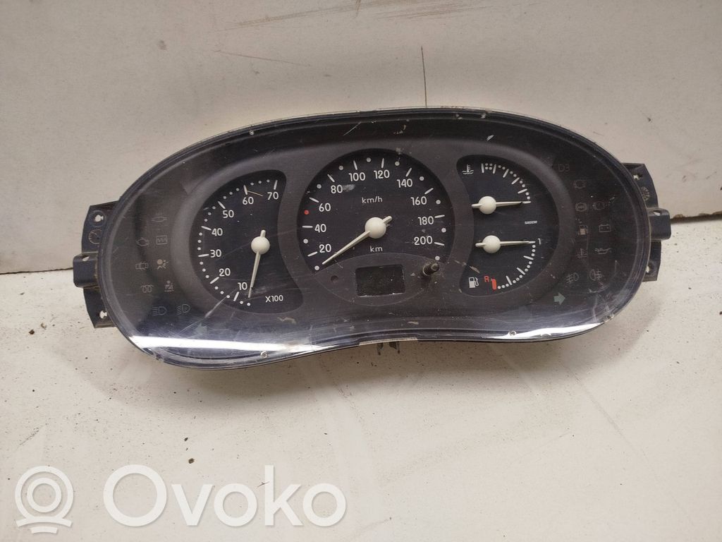 Renault Clio II Speedometer (instrument cluster) 