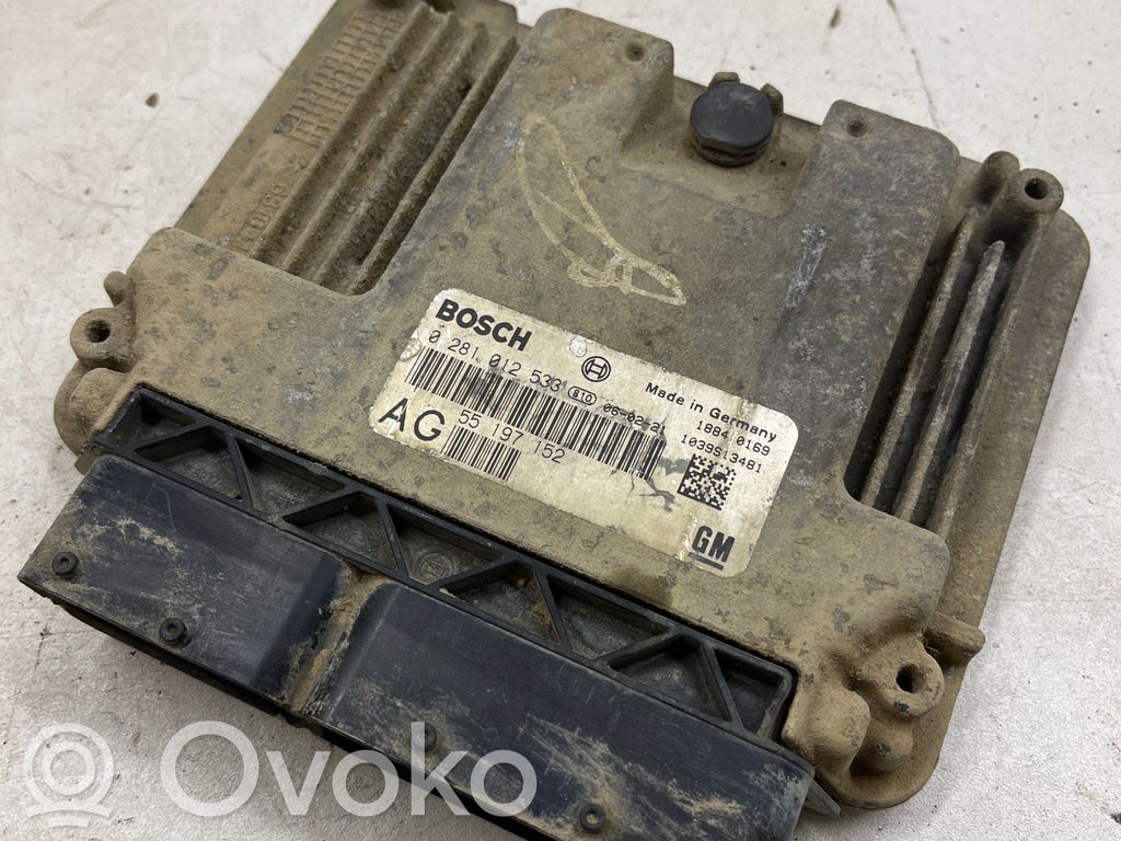 Engine control unit/module   0281012533,1039S13481,55197152