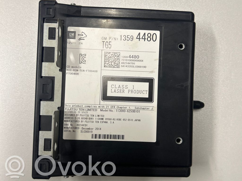 Opel Insignia A Schimbător CD/DVD 