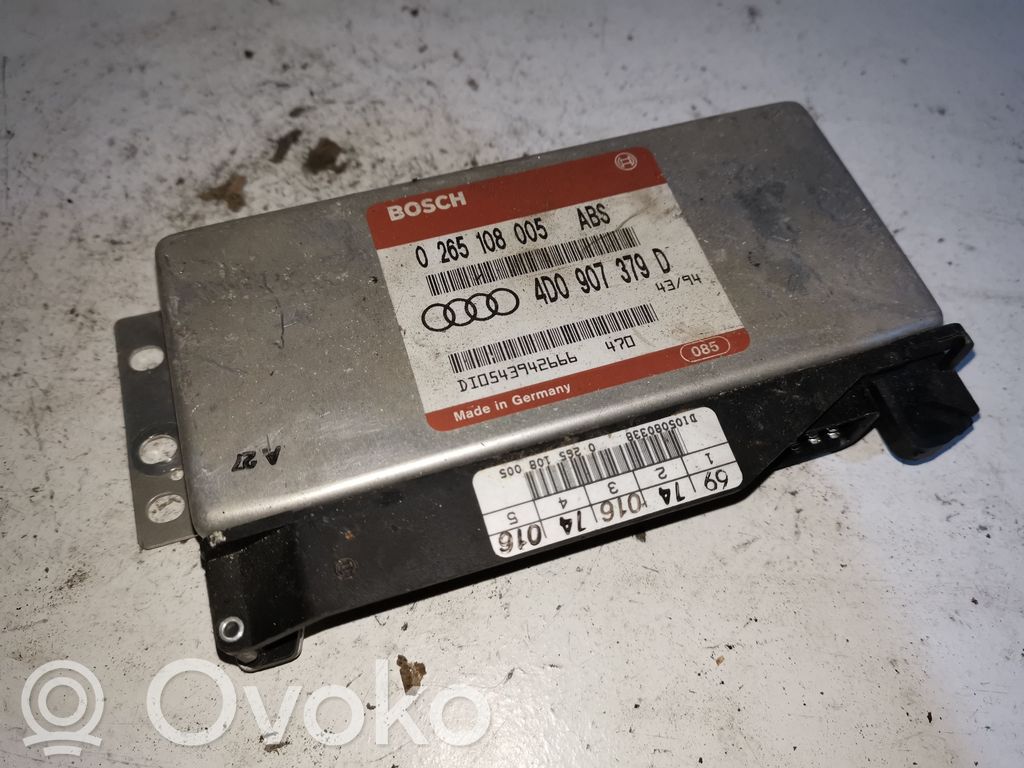 ABS control unit/module   0265108005,4D0907379D