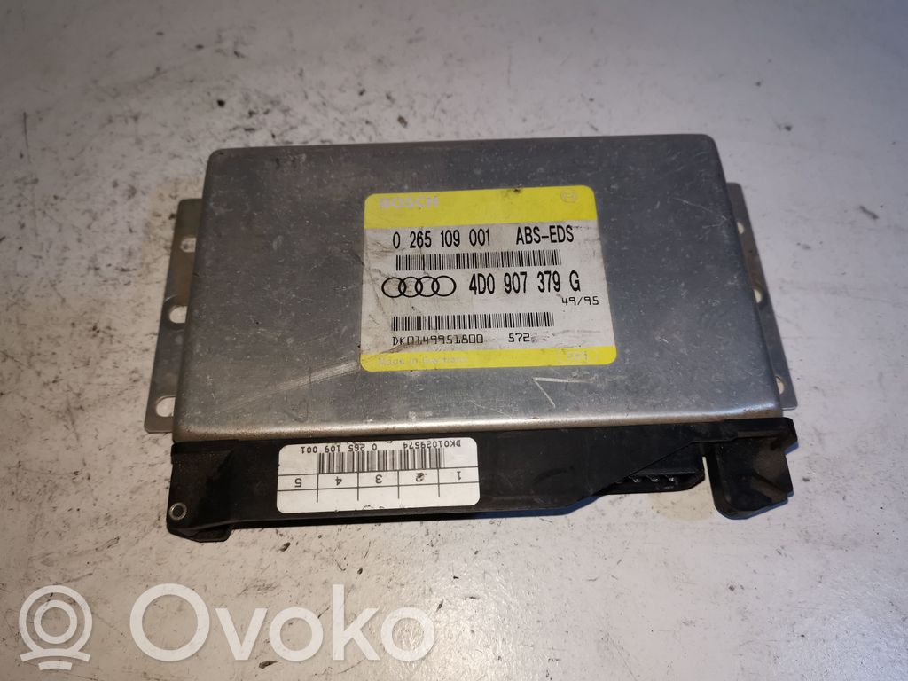 ABS control unit/module   4D0907379G,0265109001