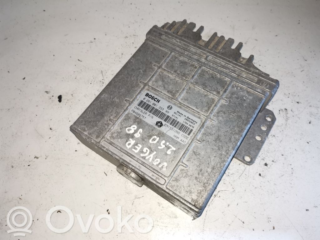 Engine control unit/module   0281001333,P04686757,04686757