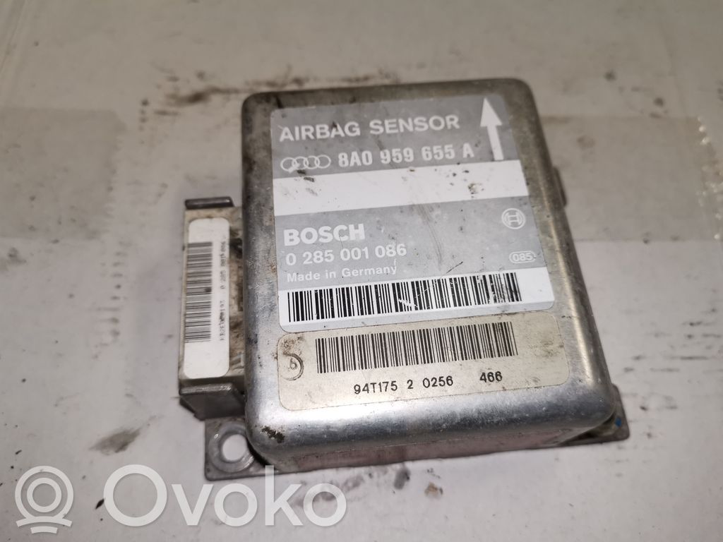 Airbag control unit/module   8A0959655A,0285001086