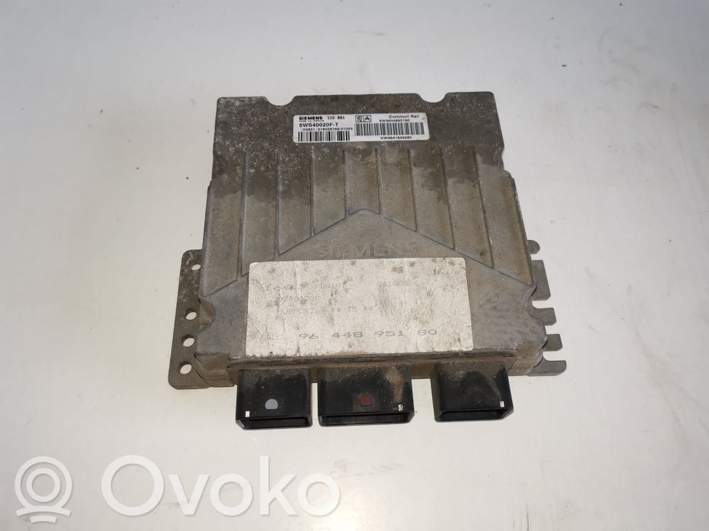 Peugeot 307 Engine control unit/module 