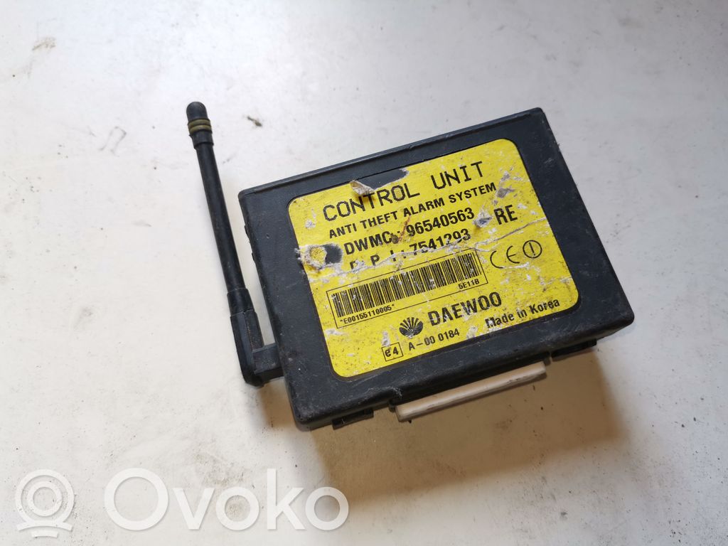 Chevrolet Kalos Other control units/modules 