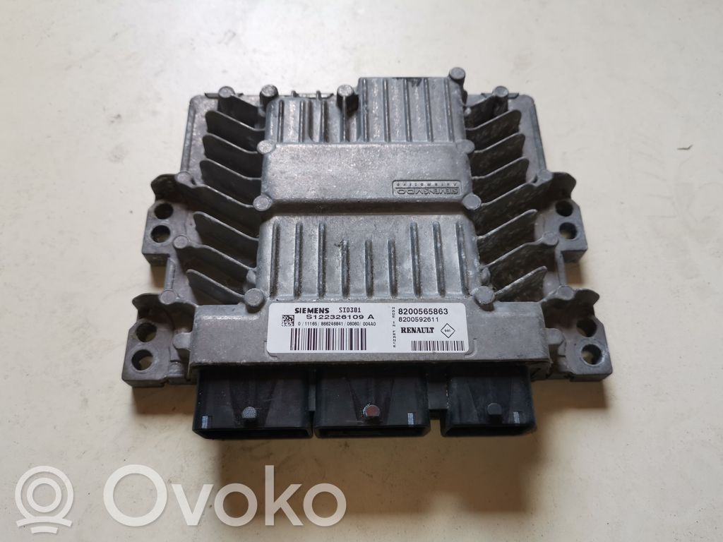Engine control unit/module   8200565863,8200592611,S122326109A