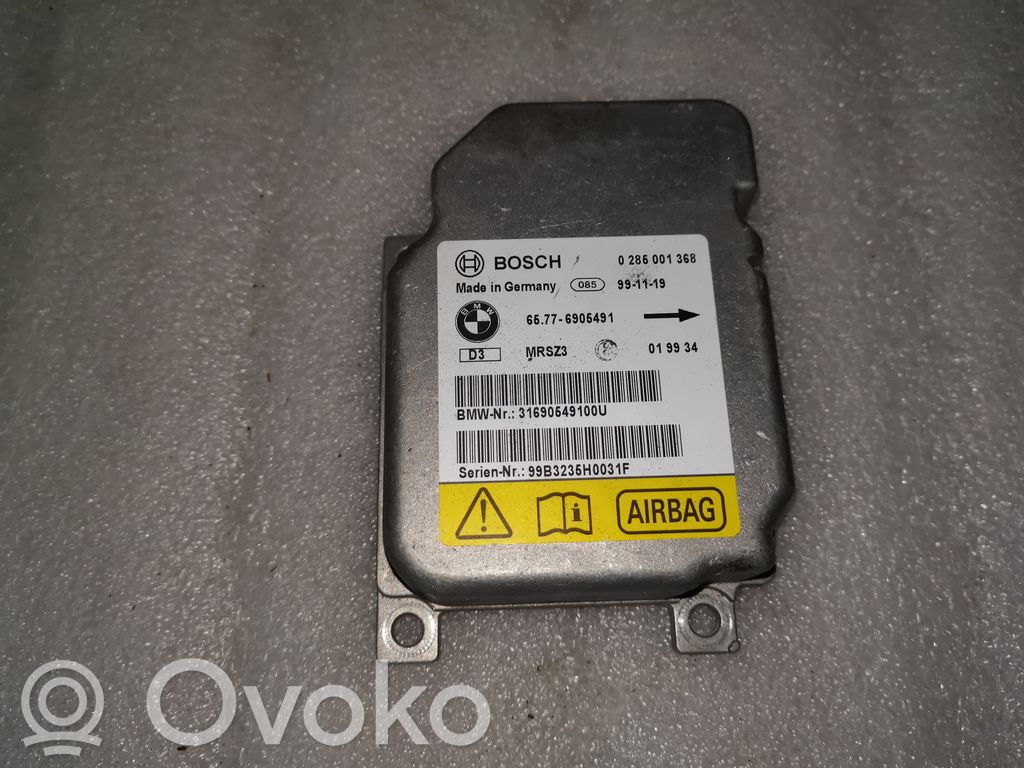 Unidad de control/módulo del Airbag   0285001368,65776905491,6905491