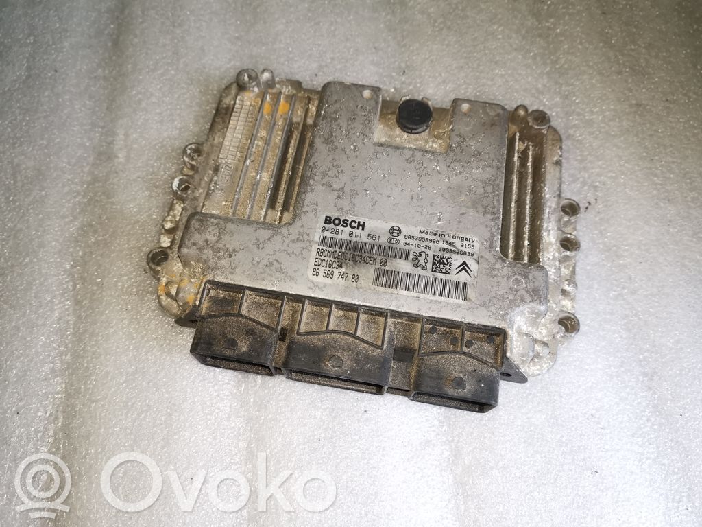 Engine control unit/module   0281011561,9656974780