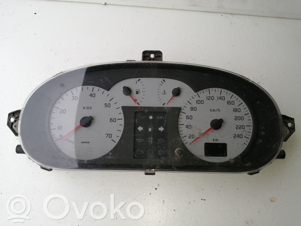 Renault Scenic RX Geschwindigkeitsmesser Cockpit 