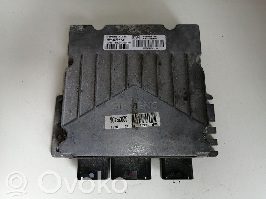Peugeot 307 Engine control unit/module 