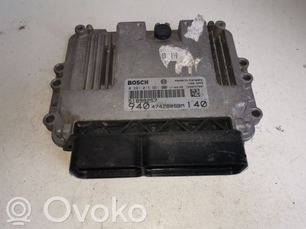 Alfa Romeo Giulietta Engine control unit/module 