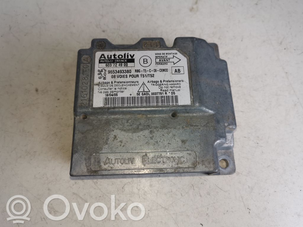 Peugeot 307 Airbag control unit/module 