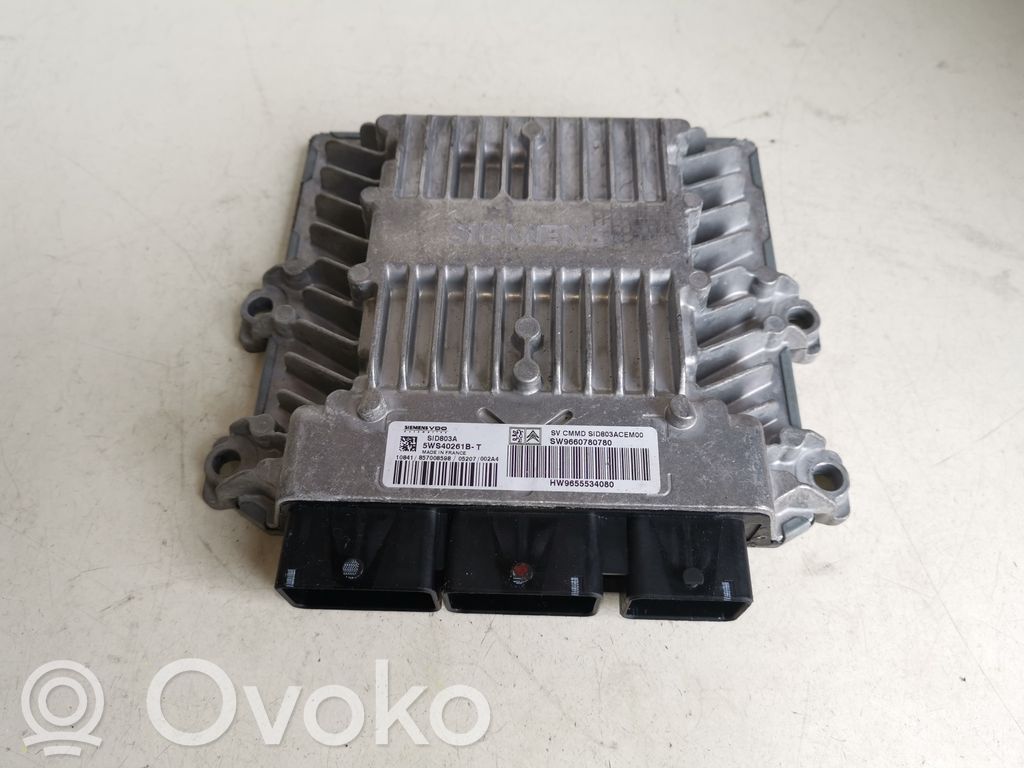 Peugeot 407 Engine control unit/module 