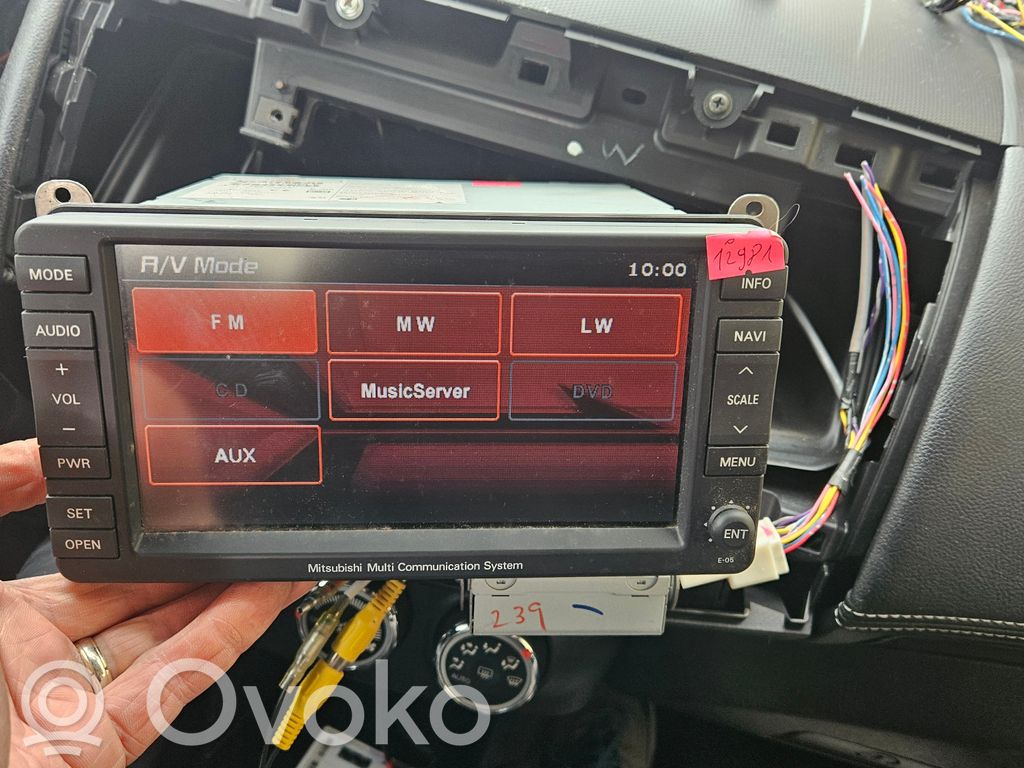 Mitsubishi ASX Panel / Radioodtwarzacz CD/DVD/GPS 