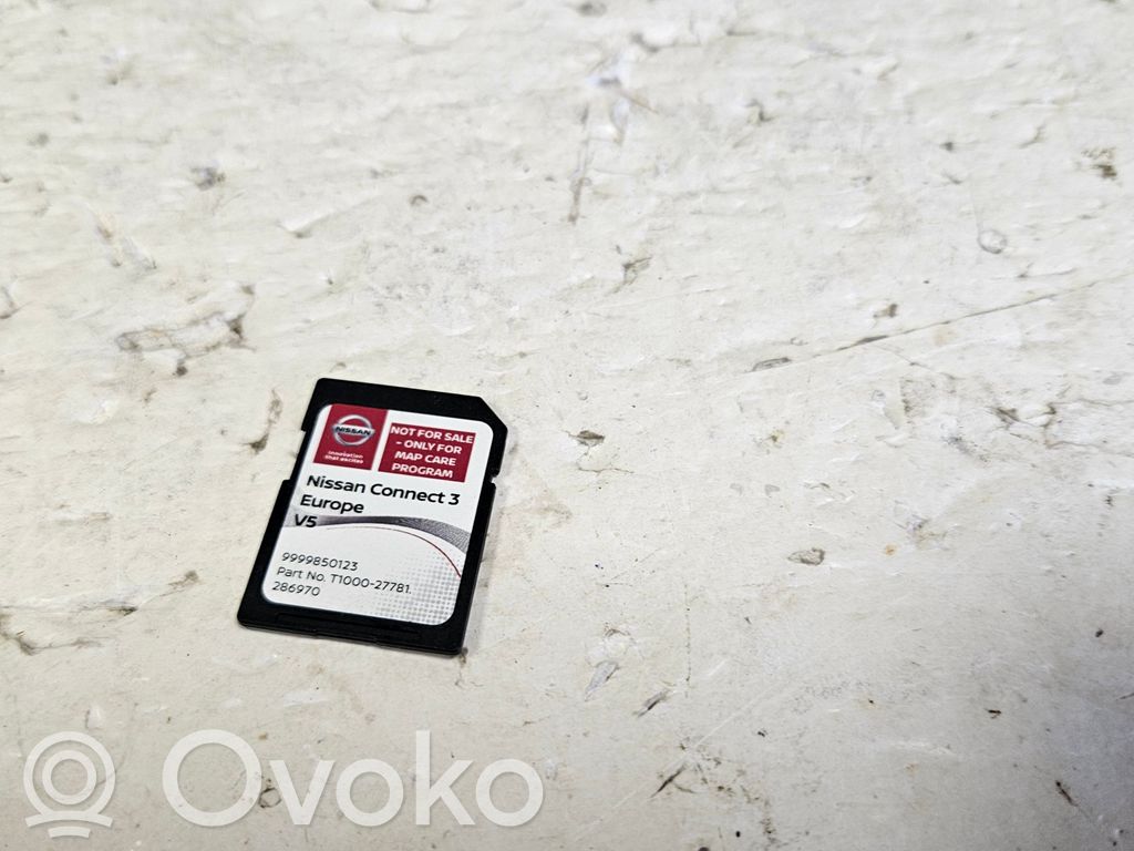 Nissan Qashqai Карты навигации CD / DVD 
