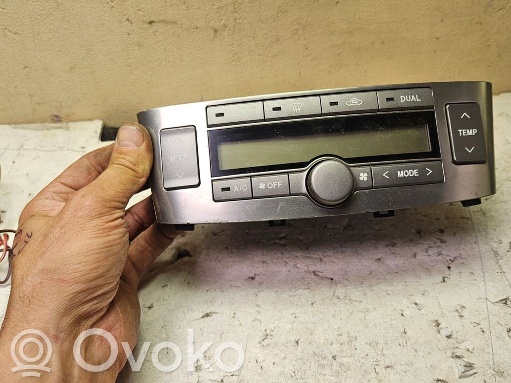 Toyota Avensis T250 Climate control unit 