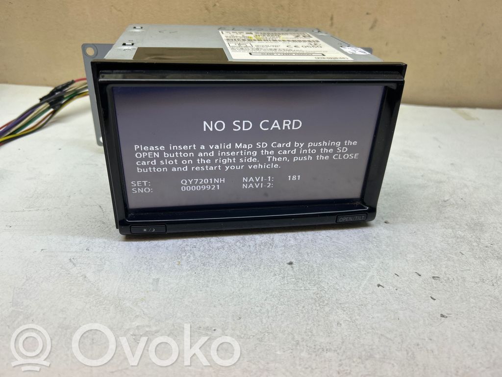 Panel / Radioodtwarzacz CD/DVD/GPS   259153ND1B,100200009921,QY7201NH,0009921