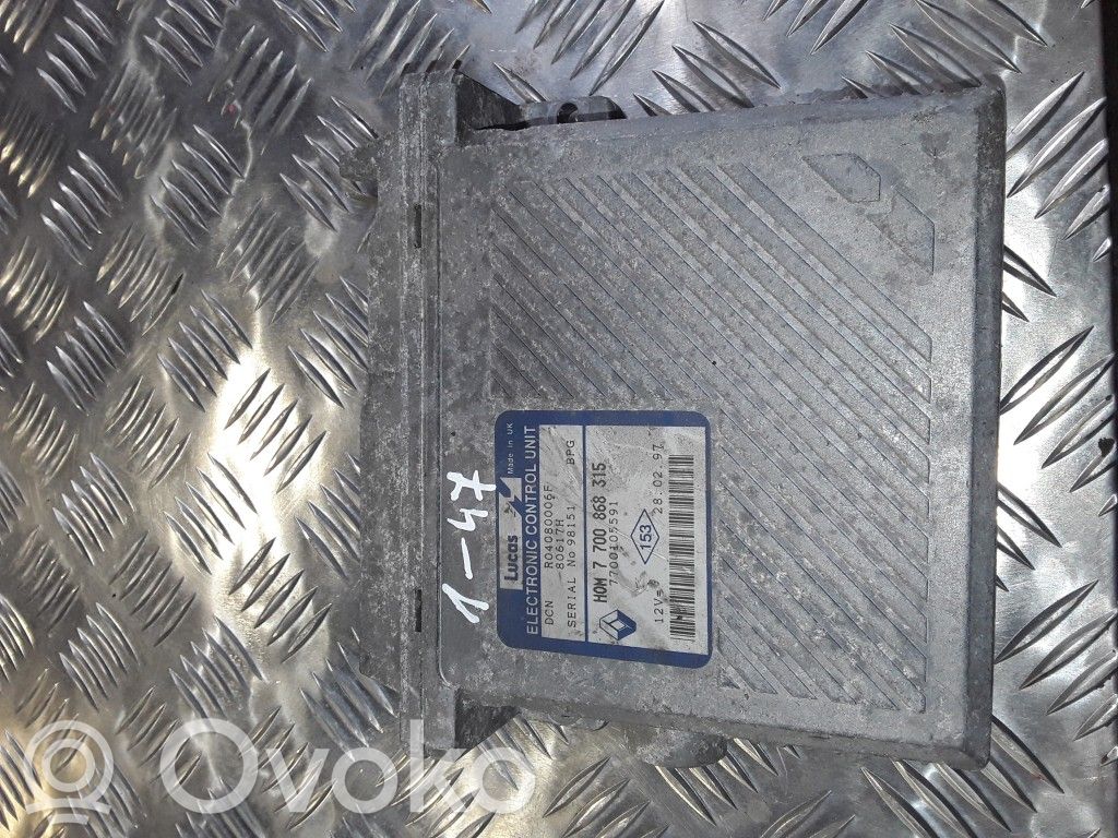 Renault Scenic I Engine control unit/module 