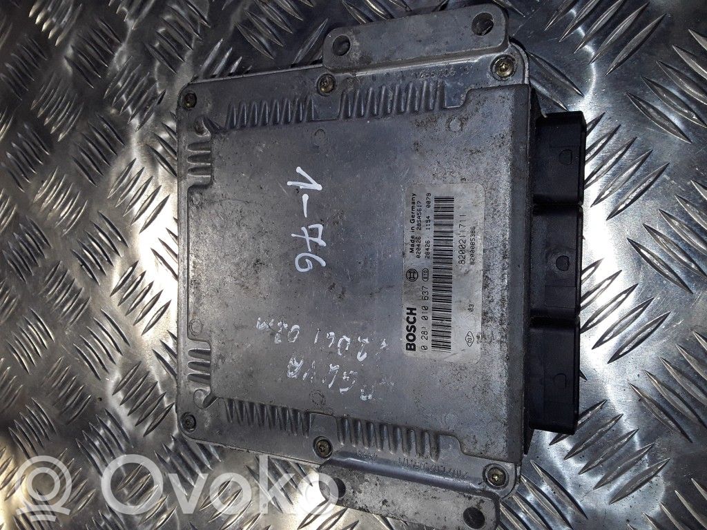 Engine control unit/module   0281010637,8200211711,8200085386