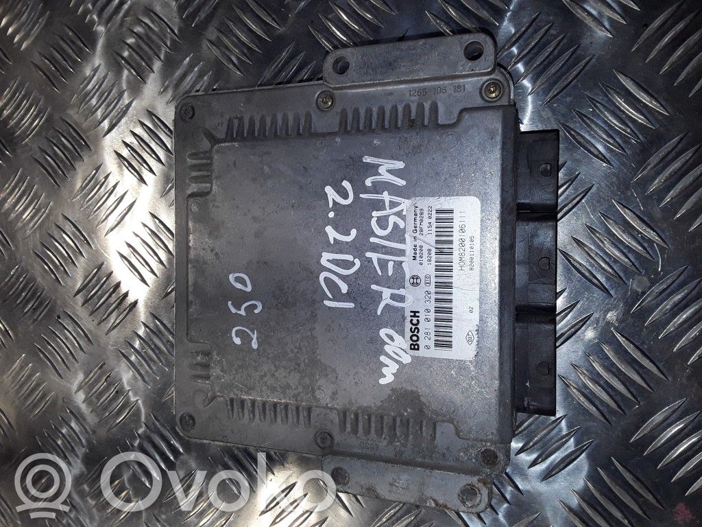 Unidad de control/módulo del motor   0281010320,HOM8200106111,8200110105