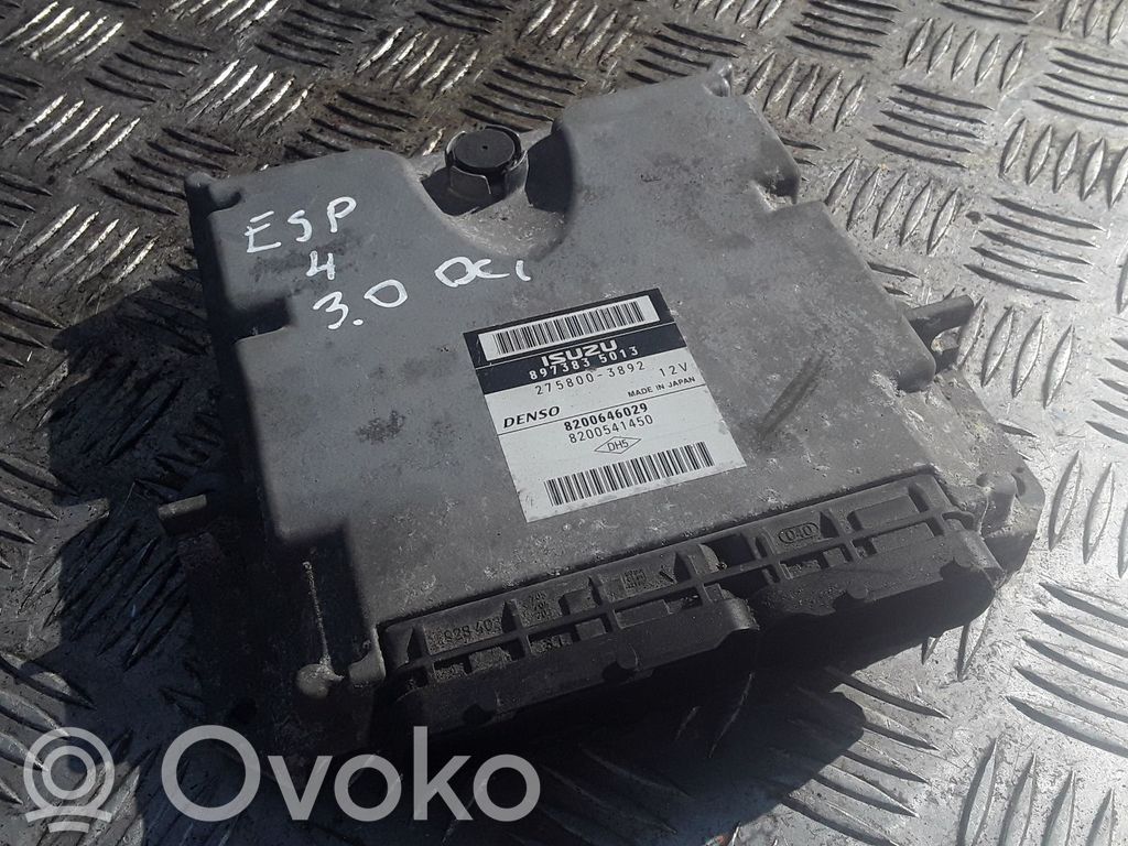 Engine control unit/module   8200646029,8200541450,8973835013