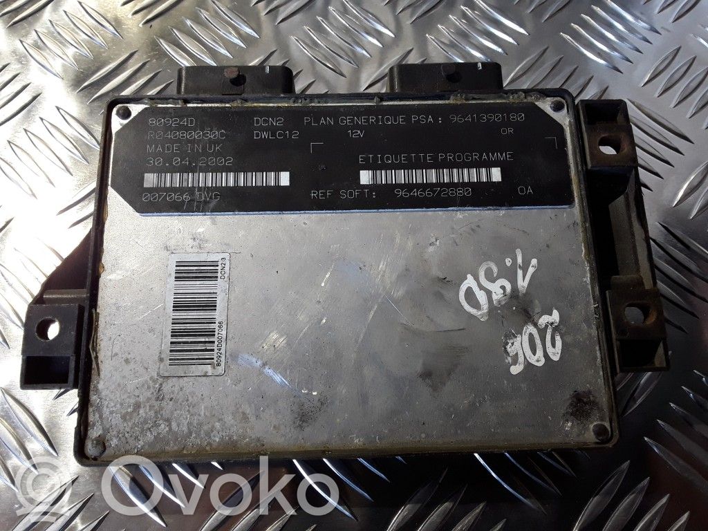 Peugeot 206 Engine control unit/module 