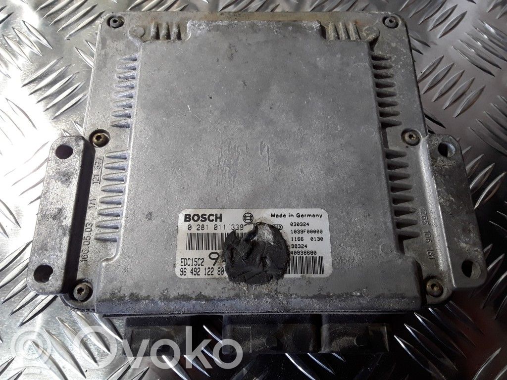 Engine control unit/module   0281011339,9649212280,EDC15C2