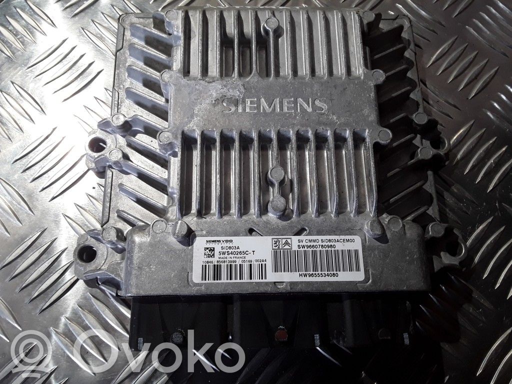 Peugeot 407 Engine control unit/module 