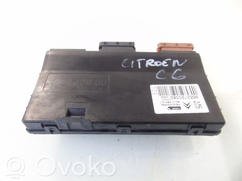 Citroen C6 Seat control module 