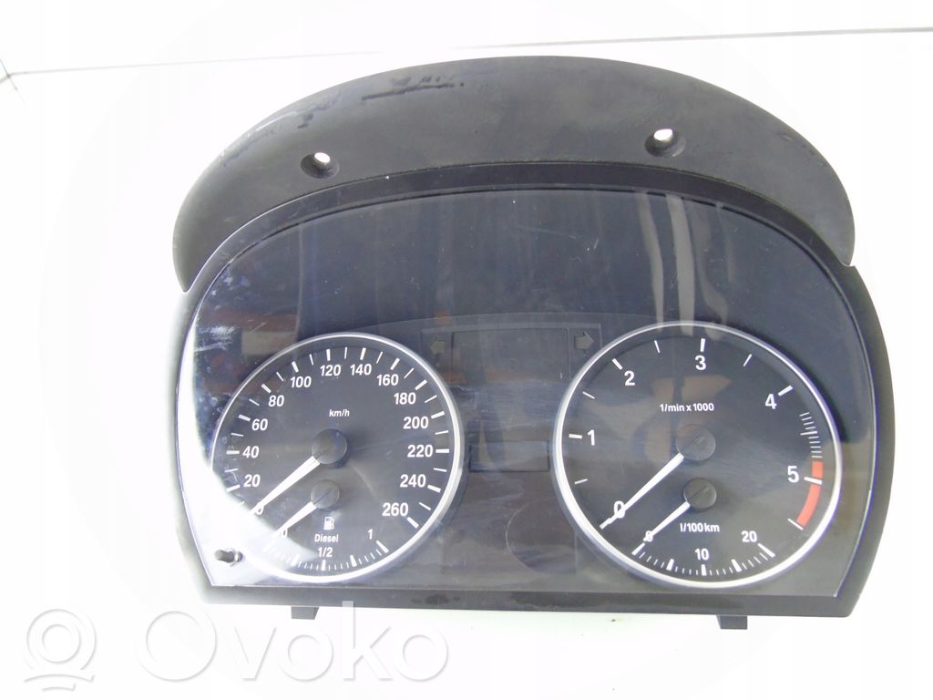 BMW 3 E90 E91 Speedometer (instrument cluster) 