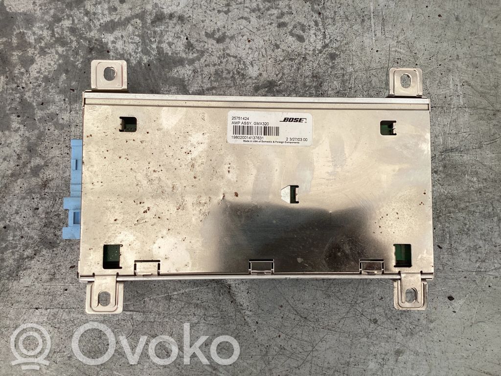 Cadillac CTS Amplificador de sonido 