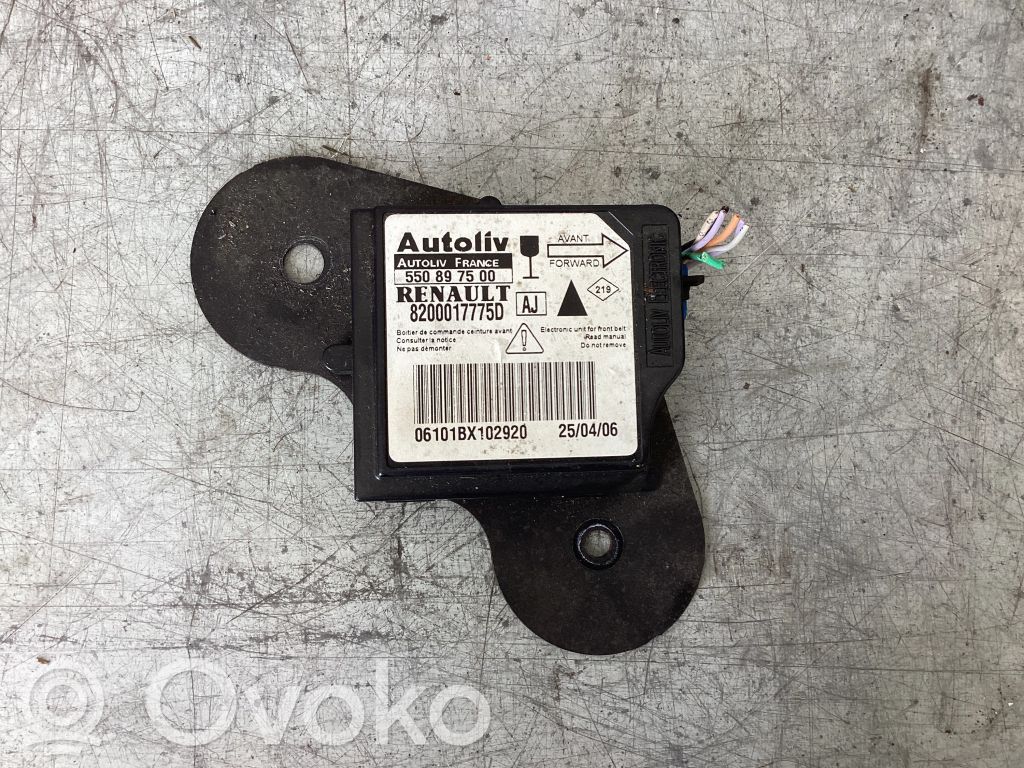 Renault Vel Satis Airbag deployment crash/impact sensor 