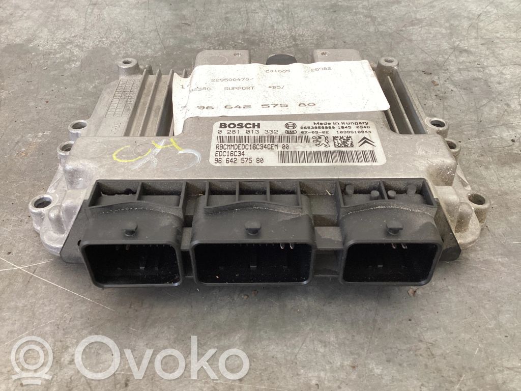 Engine control unit/module   9664257580,9653958980,0281013332