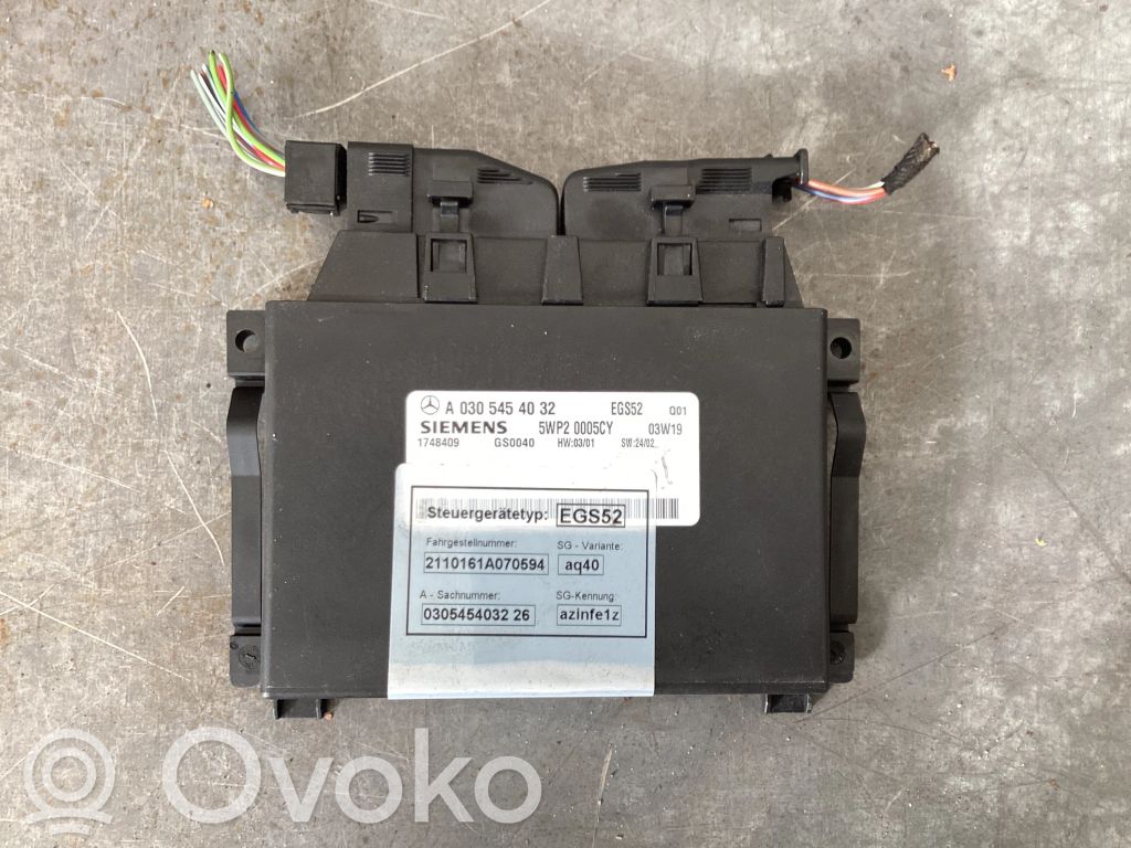 Mercedes-Benz E W211 Gearbox control unit/module 