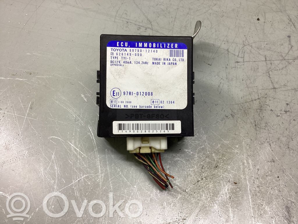Immobilizer control unit/module   8978012140,626149000,97RI012008