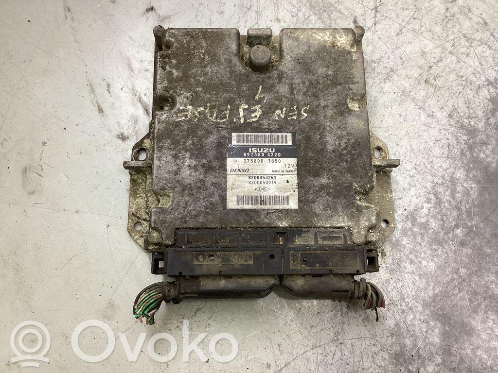 Engine control unit/module   8200453261,2758003850,8973804220