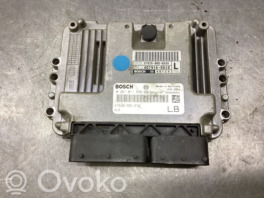 Honda Accord Engine control unit/module 